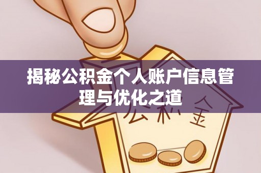 洋山揭秘公积金个人账户信息管理与优化之道