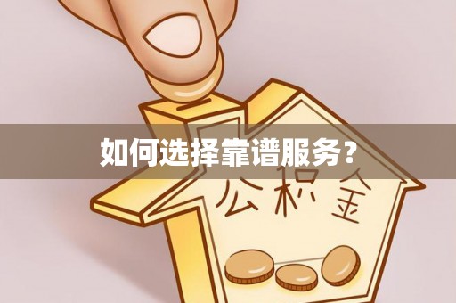 洋山如何选择靠谱服务？