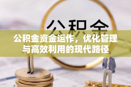 洋山公积金资金运作，优化管理与高效利用的现代路径