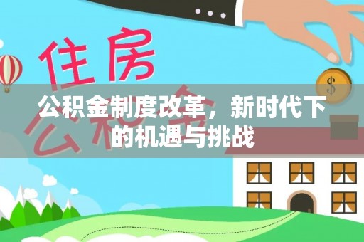 洋山公积金制度改革，新时代下的机遇与挑战