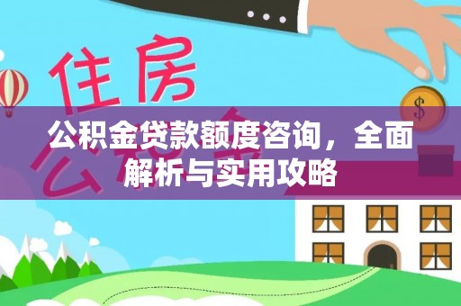 洋山公积金贷款额度咨询，全面解析与实用攻略