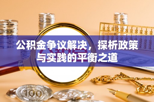 洋山公积金争议解决，探析政策与实践的平衡之道