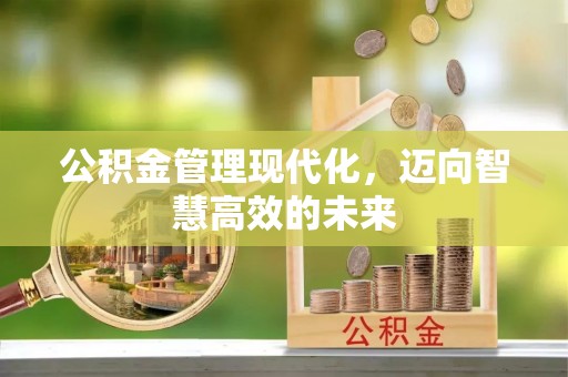 洋山公积金管理现代化，迈向智慧高效的未来