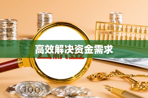 洋山高效解决资金需求