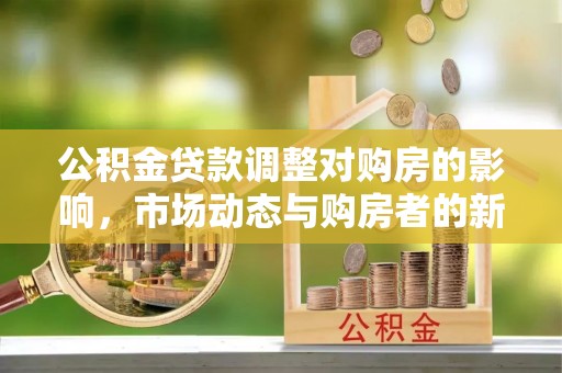 洋山公积金贷款调整对购房的影响，市场动态与购房者的新选择