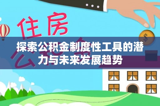 洋山探索公积金制度性工具的潜力与未来发展趋势