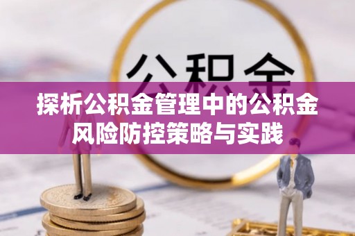 洋山探析公积金管理中的公积金风险防控策略与实践