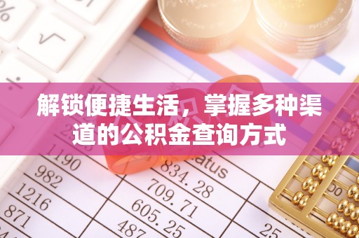 洋山解锁便捷生活，掌握多种渠道的公积金查询方式