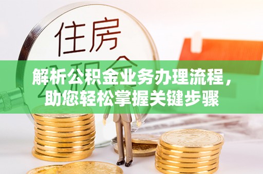 洋山解析公积金业务办理流程，助您轻松掌握关键步骤