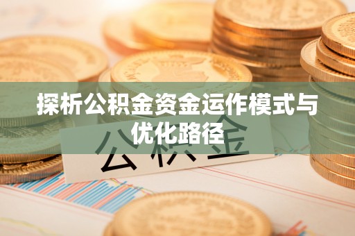 洋山探析公积金资金运作模式与优化路径