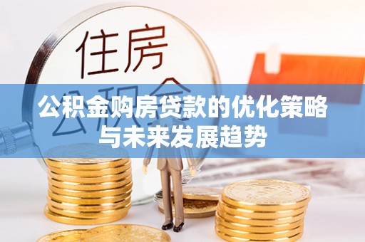 洋山公积金购房贷款的优化策略与未来发展趋势