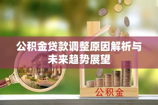 洋山公积金贷款调整原因解析与未来趋势展望