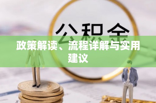 洋山政策解读、流程详解与实用建议