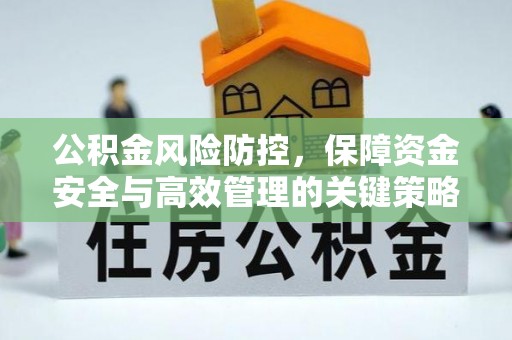 洋山公积金风险防控，保障资金安全与高效管理的关键策略