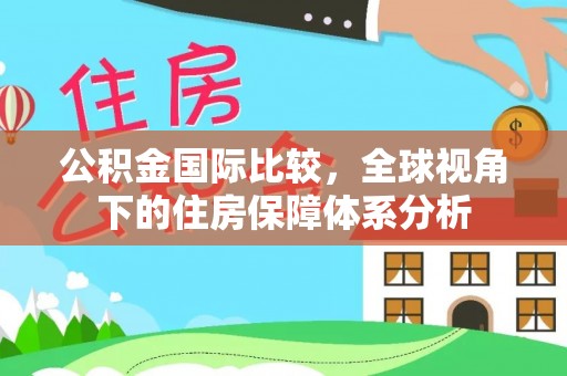 洋山公积金国际比较，全球视角下的住房保障体系分析